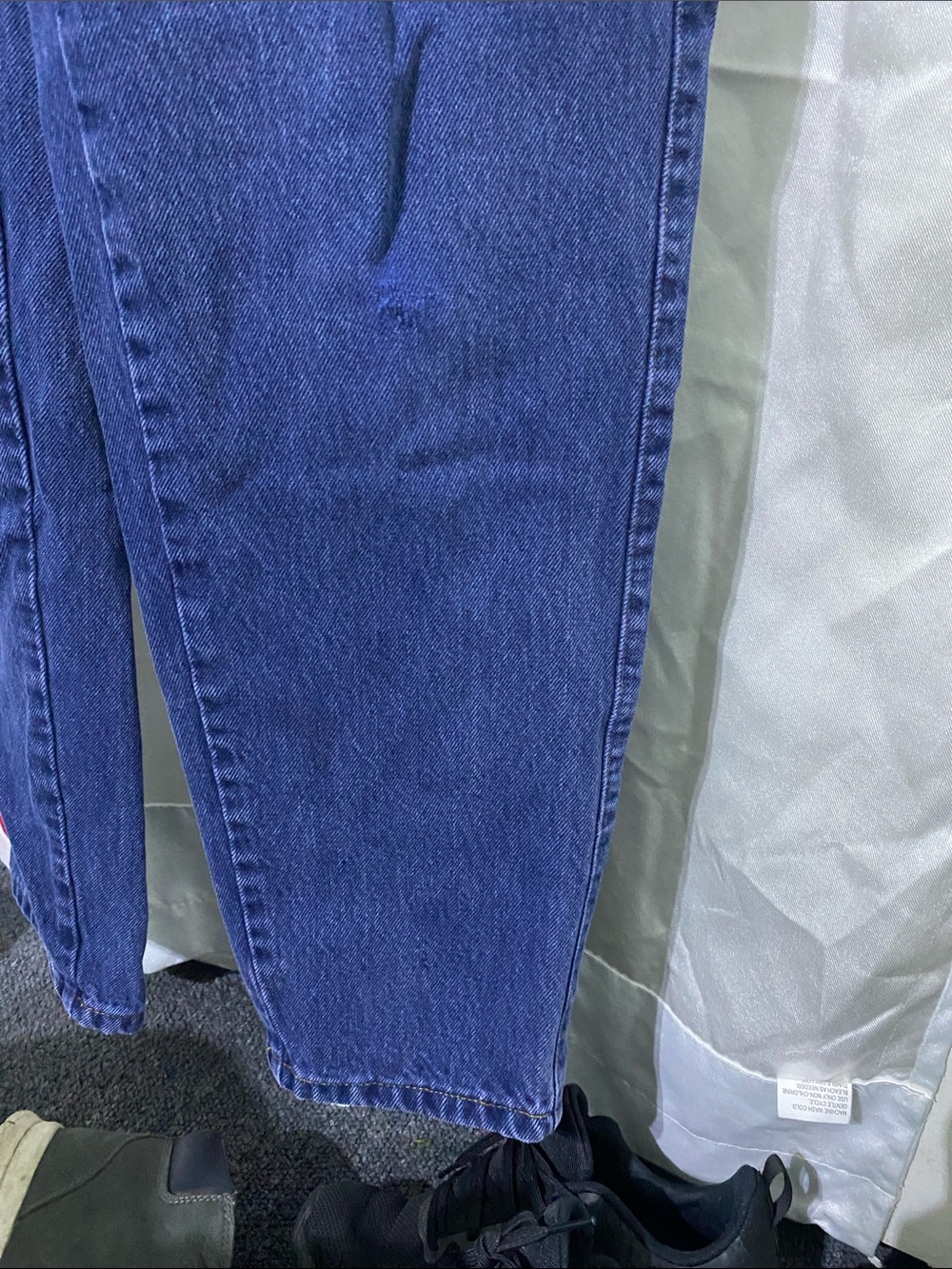 VTG 90’s/00’s Marithe + François Gibraud High-Rise Straight Leg Jeans -Navy Blue - Picture 4 of 8